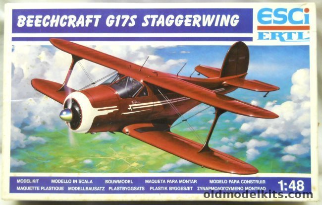 ESCI 1/48 Beechcraft G17S Staggerwing or US Navy GB-2, 4103 plastic model kit